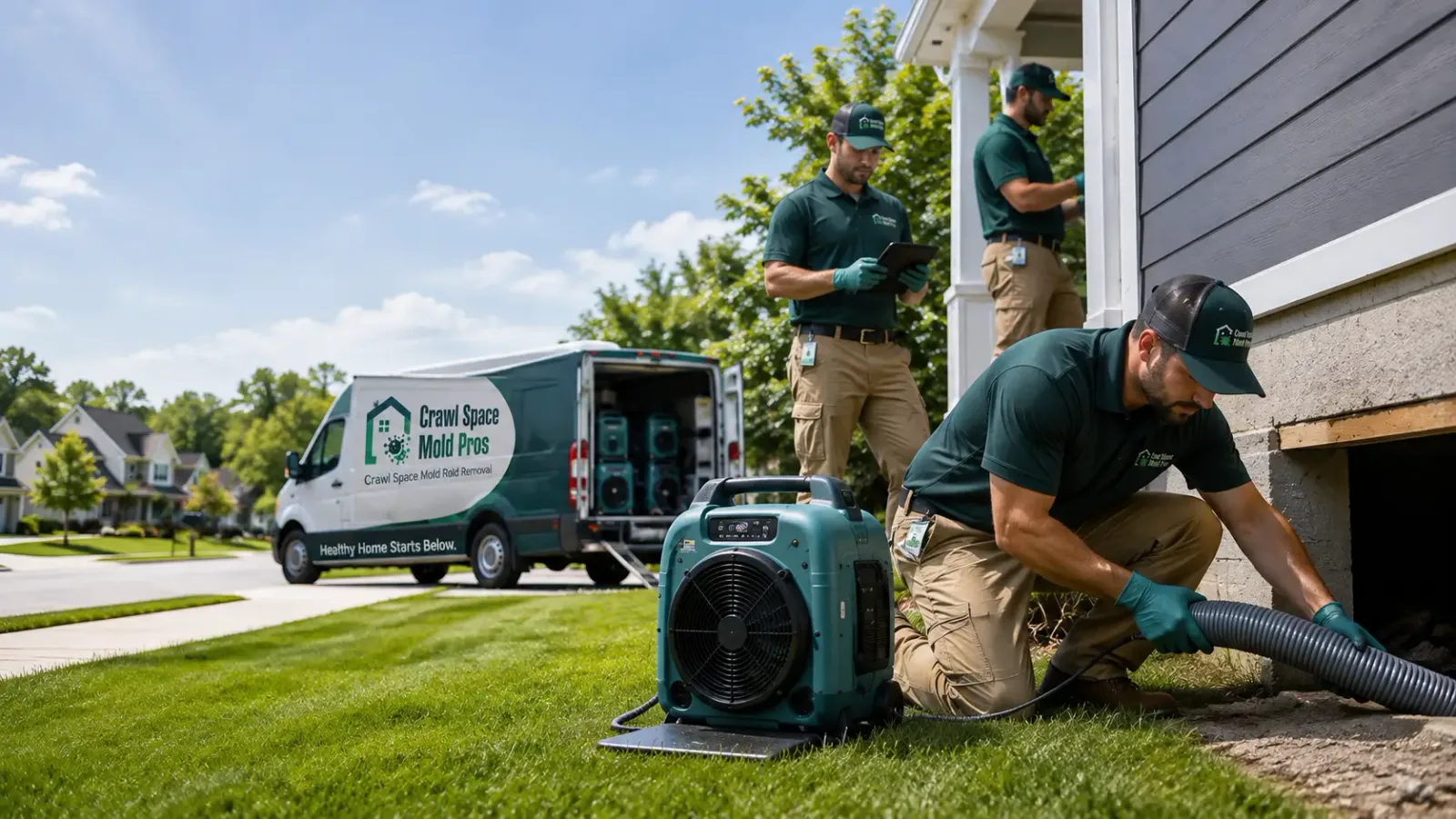 Crawl Space Mold Removal in Otisco, IN